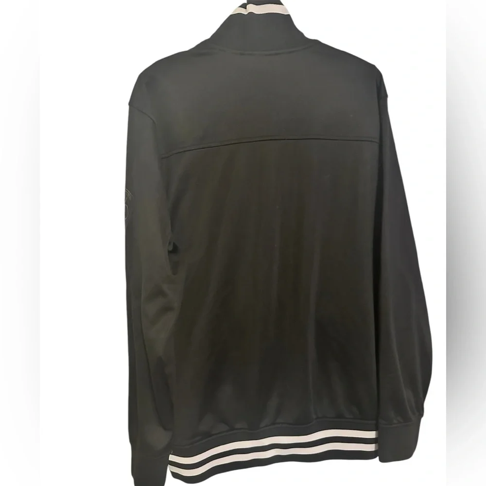 Sean John Vintage Y2K‎ Varsity Jacket Black & Grey sz XL
